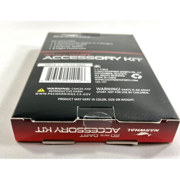 NARWHAL 20 Piece Dart Accessory Kit For Steel & Soft Tip Darts Adult Game Sport - Picture 6 of 6